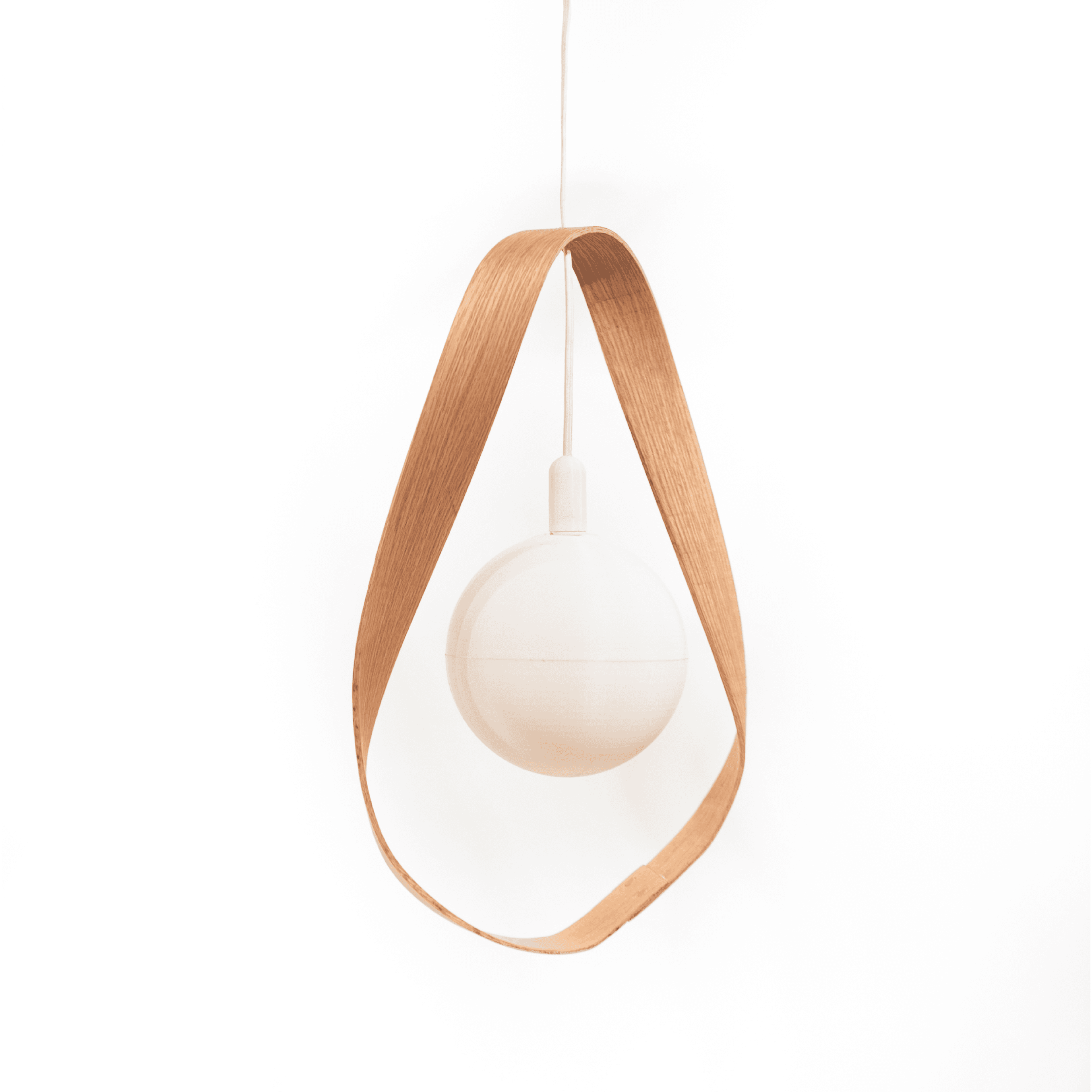 Steam Bent Wood Lamp