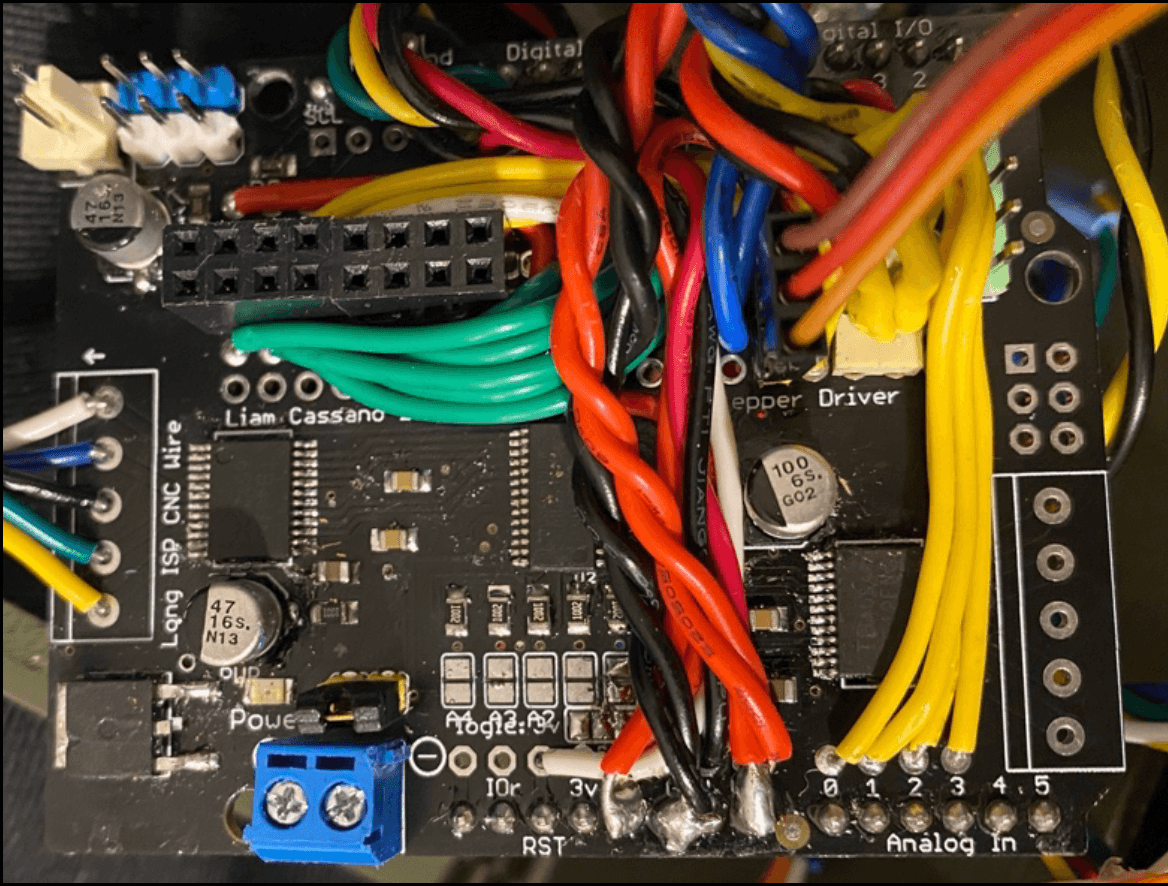 Hand-soldered CNC Wire PCB