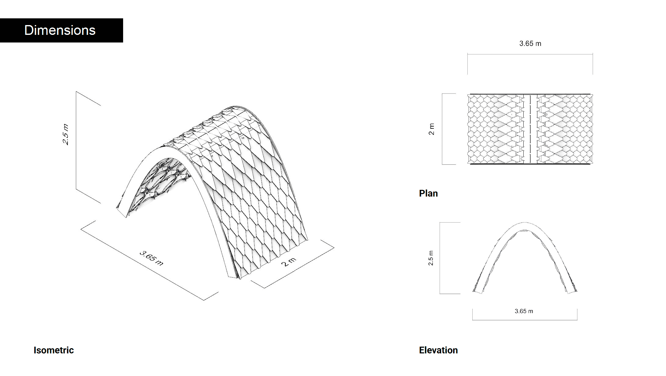 INTERSTICE — Afterglow pavilion dimensions