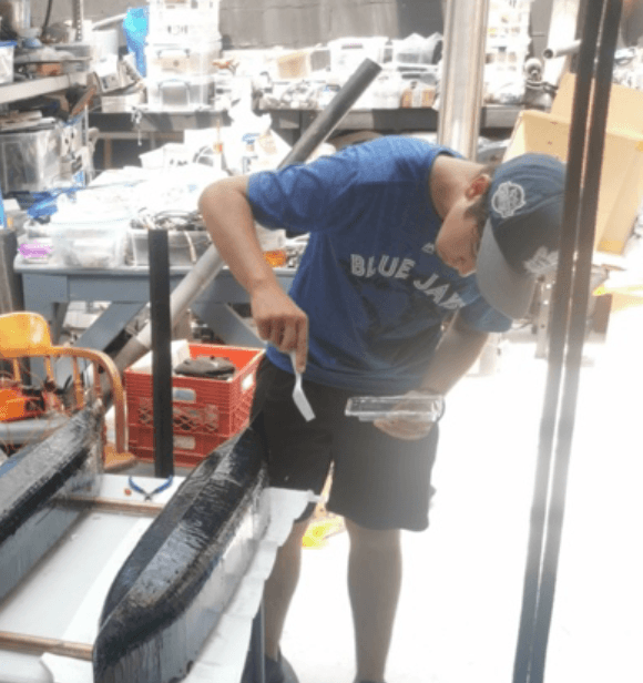 Waterproofing the watercraft hull with epoxy