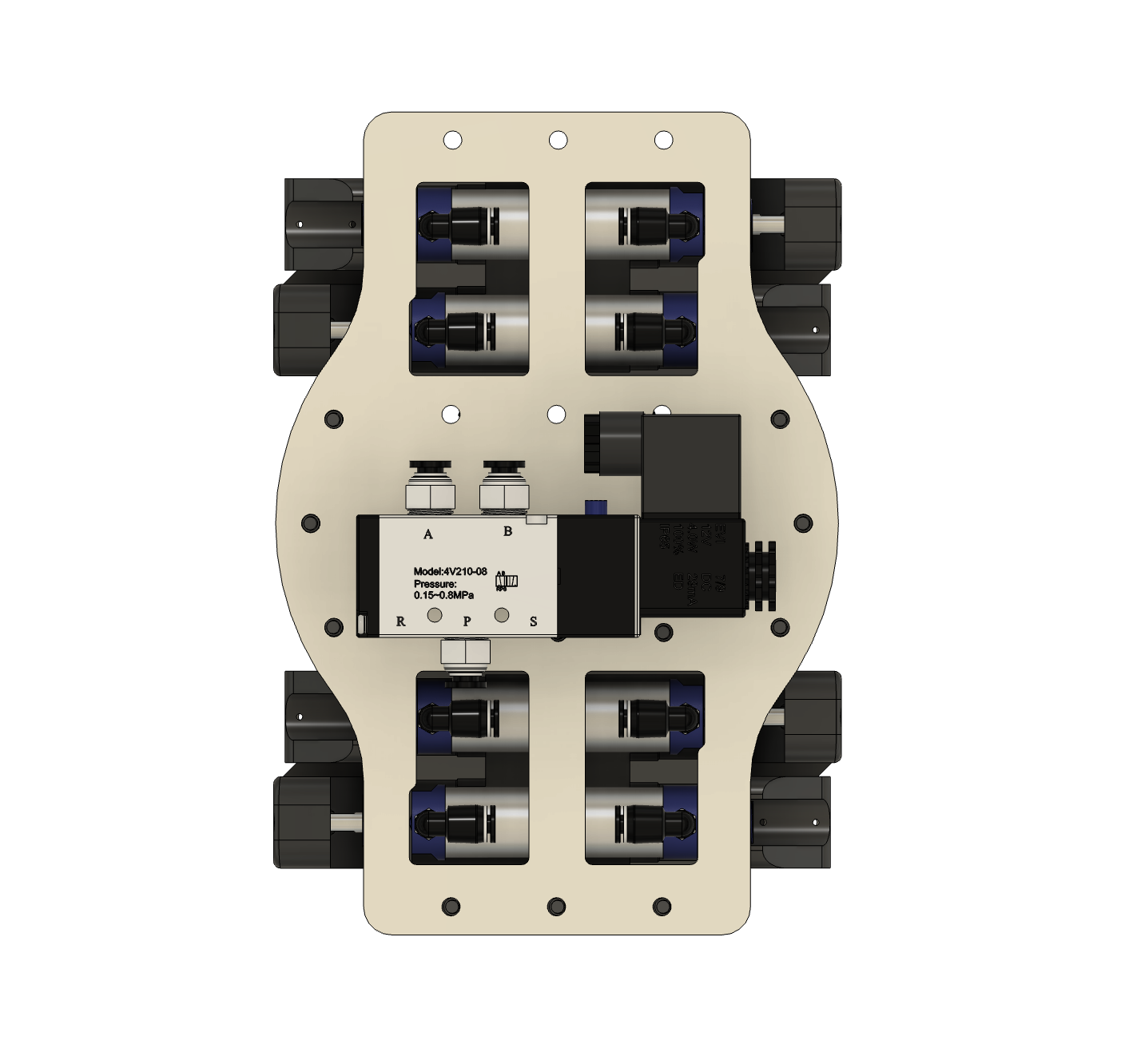Pneumatic control and PLC integration