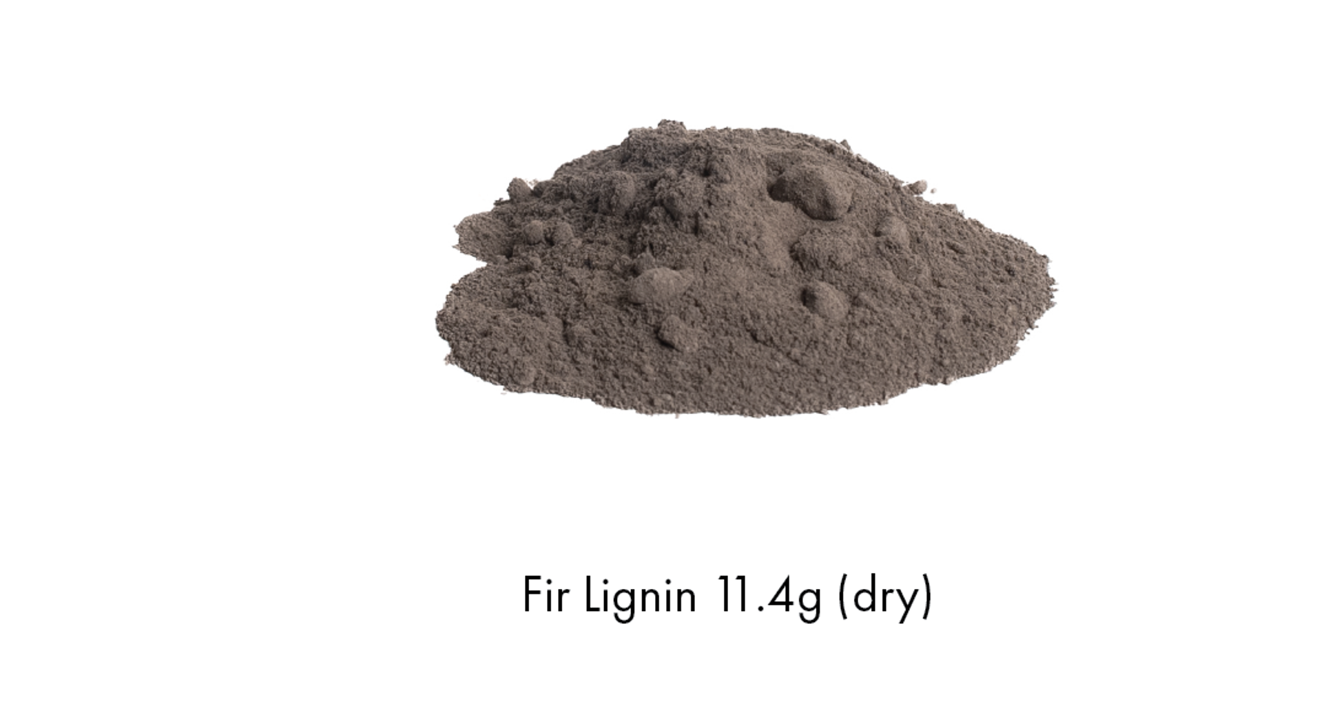 Dry fir lignin powder